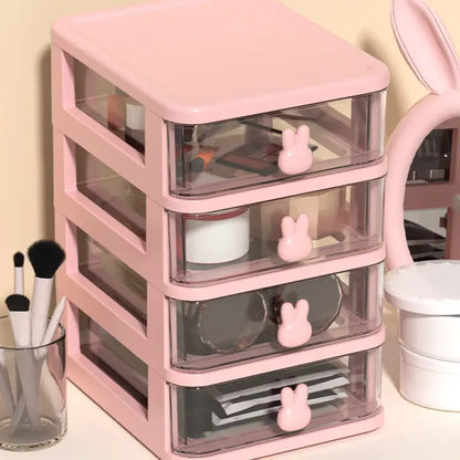 Small Plastic Drawer Organizer for Desk Storage