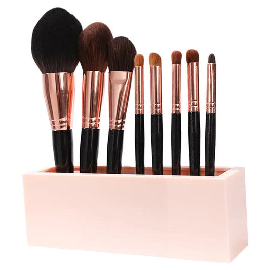 Silicone Makeup Brush Organizer and Desk Storage Box