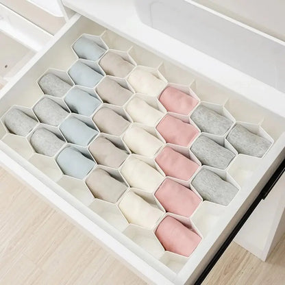 Honeycomb Drawer Organizer for Socks and Miscellaneous