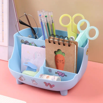 Multi-Functional 6-Grid Desk Organizer for Jewelry & More