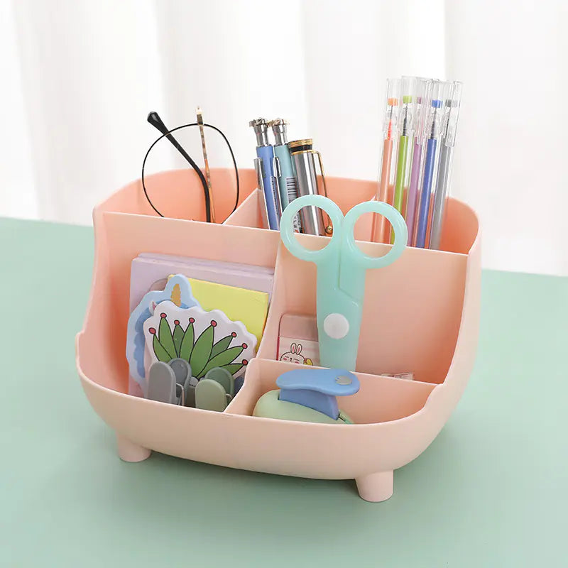 Multi-Functional 6-Grid Desk Organizer for Jewelry & More
