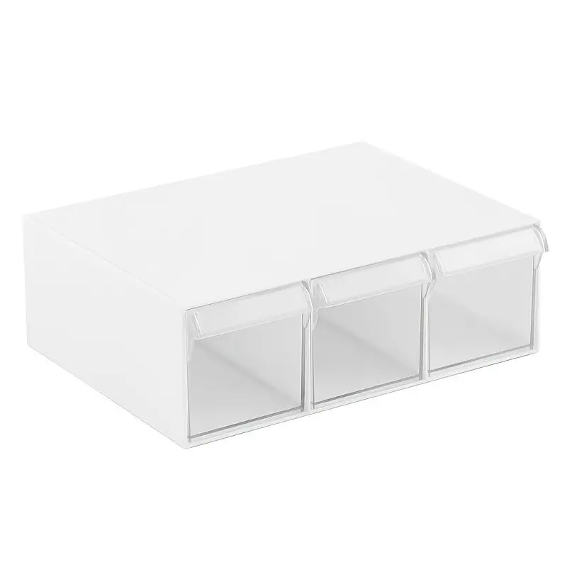 Under Desk Drawer Organizer Box with Multi-grid Storage