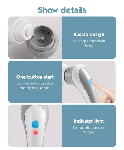 Electric Rotating Cleaning Brush for Sink and Car