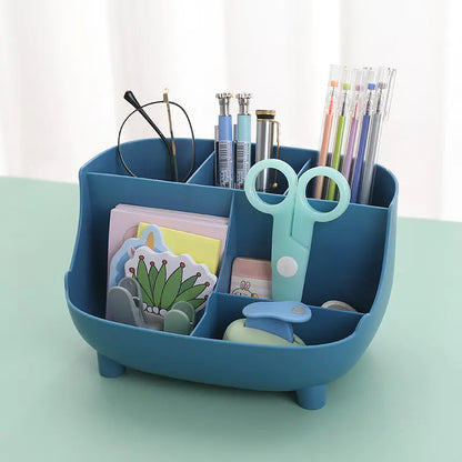 Multi-Functional 6-Grid Desk Organizer for Jewelry & More