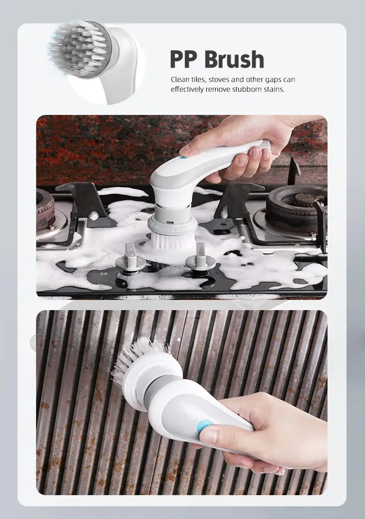 Electric Rotating Cleaning Brush for Sink and Car