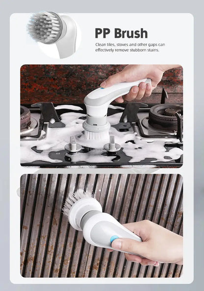 Electric Rotating Cleaning Brush for Sink and Car