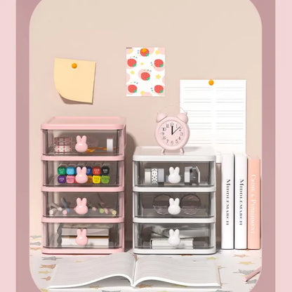 Small Plastic Drawer Organizer for Desk Storage