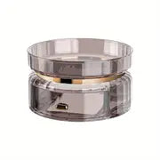 Rotating Makeup Perfume Organizer with Drawer and Tray