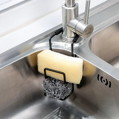 Iron Kitchen Sink Storage Rack for Dishwashing Sponge