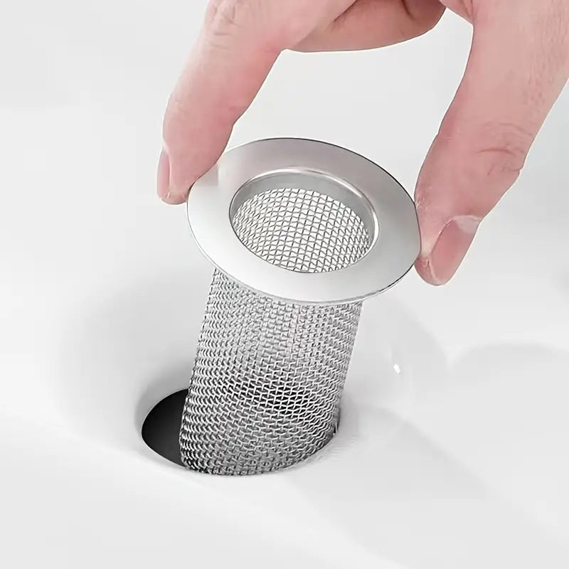 Stainless Steel Sink Drain Strainer Hair Trap Filter