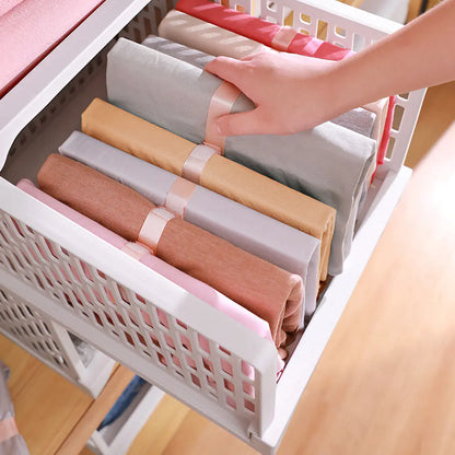 Wardrobe Pull-Out Basket Storage Rack
