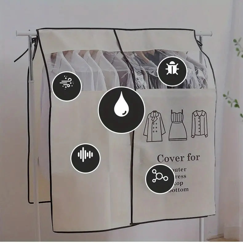 Clothes Dust Bag for Wardrobe and Coat Storage (1pc)