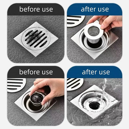 Stainless Steel Sink Drain Strainer Hair Trap Filter