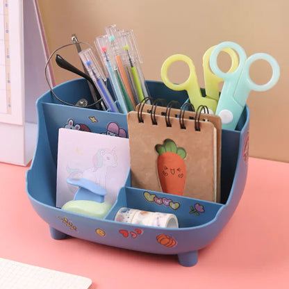 Multi-Functional 6-Grid Desk Organizer for Jewelry & More