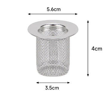 Stainless Steel Sink Drain Strainer Hair Trap Filter