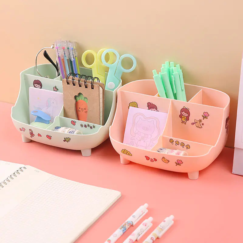 Multi-Functional 6-Grid Desk Organizer for Jewelry & More