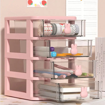 Small Plastic Drawer Organizer for Desk Storage