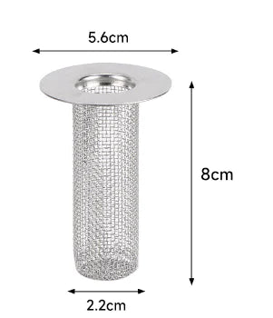 Stainless Steel Sink Drain Strainer Hair Trap Filter