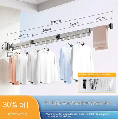 Suction Cup Folding Clothes Hanger