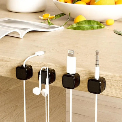 Magnetic Cable Organizer for Desk with Simplified Design