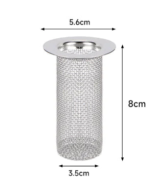 Stainless Steel Sink Drain Strainer Hair Trap Filter