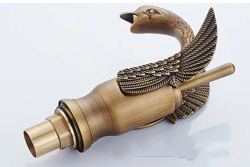 Antique-Style Brass Faucet for European Bathroom Sink