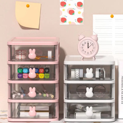 Small Plastic Drawer Organizer for Desk Storage
